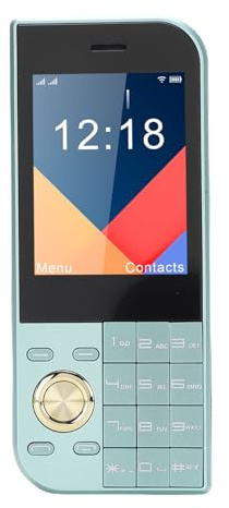 VBESTLIFE Teléfono Móvil 2G, Pantalla de 2.8 Pulgadas con Llaves Grandes y Sonido Transparente, Batería de 3800 MAh, Triple Sim en Espera, Linterna Brillante, para Personas Mayores (Green)