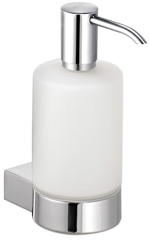 Keuco 14953019000 Plan Lotionsspender mit Pumpe verchromt Wandmodell Echtkristallglas mattiert