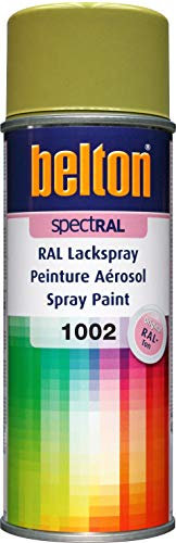 belton spectRAL Lackspray RAL 1002 sandgelb, glänzend, 400 ml - Profi-Qualität