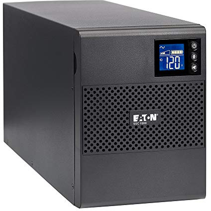 Eaton 5SC1500 Pure Sinewave UPS Battery Backup, 1440VA / 1080W, AVR, LCD Display, Line Interactive