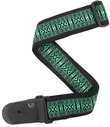 D'Addario T20W1422 Planet Waves Monterey Gitarrengurt (Breite: 5 cm) grün