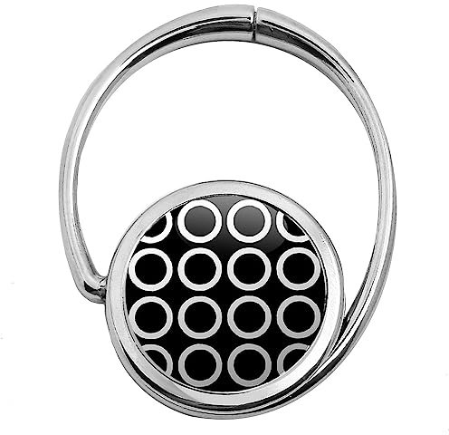 Miss Kha Halterung für Taschen, klappbar, rund, weiß