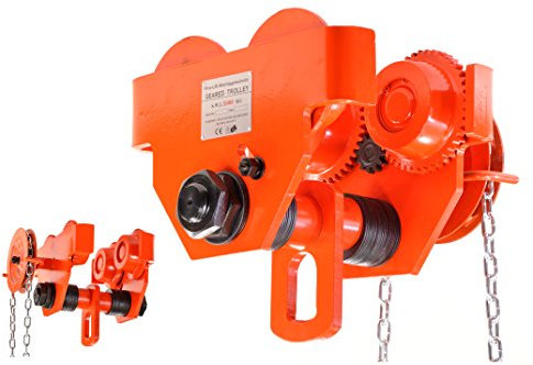 Pro-Lift-Montagetechnik 5000kg Laufkatze, schwere Ausführung, mit Getriebe + Haspelkette, N, 01221
