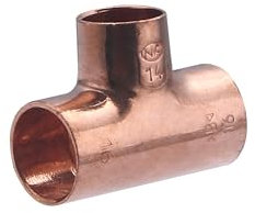 Raccord Cuivre à Souder Té Réduit Ø16 - Ø14 - Ø16 NOYON & THIEBAULT