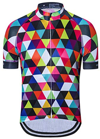 Sportbekleidung Fahrrad Pullover Kurzarm Fahrrad Kleidung Radsport Top Männer MTB Trikot atmungsaktiv Sommer, 7, L