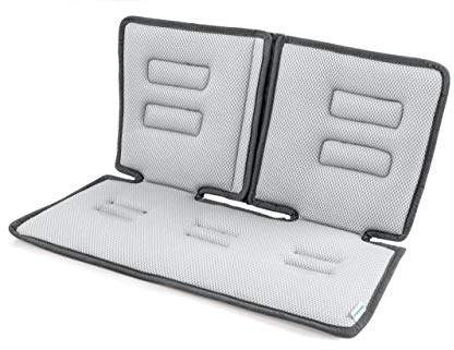 QERIDOO Seat Cushion Two-Sitzer, Zubehör für Kinderwagen, Unisex, Grau (Grau), Einheitsgröße