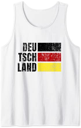 Fußball Deutschland Germany Trikot Flagge Handball Patriot Tank Top