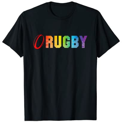 Rugby Rainbow T-Shirt T-Shirt