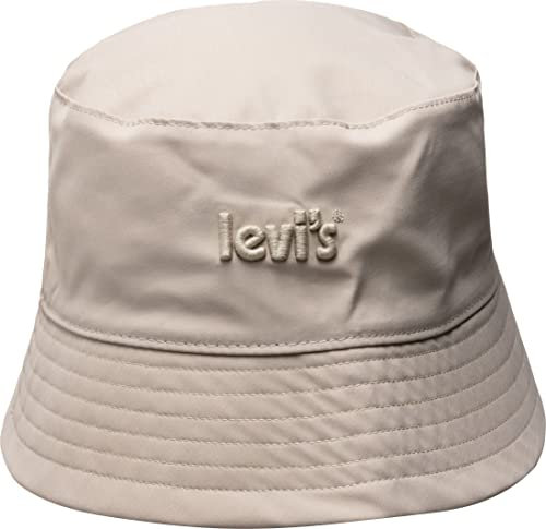 Levi's Unisex Reversible Bucket Hat Headgear, Khaki, hell, M