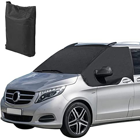 Frontscheibe Wrap Cover Ersatz für Mercedes Benz Vito W447 2014-2022, Sonnenschutz Frontscheibenabdeckung Reisemobil, 600D Wasserdichtes Oxford-Gewebe gegen Schnee EIS Frost Staub Sonne