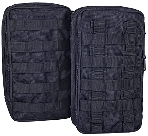 ELITE BAGS - Pocket Seitentaschen (2er Set) | schwarz | kompakt | optimales Zubehör für deinen ELITE BAGS Rucksack