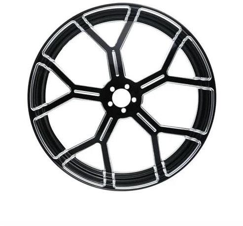 18'' 21'' 23'' 26'' Vorderrad Felge Dual Disc Hub Für Harley Für Touring Für Road King Für Street Glide Für Road Glide 2008-2020 Stahlfelge Hinterradnabe Radfelgen Kreis Nabe(Color:Black-B,Size:18 inc