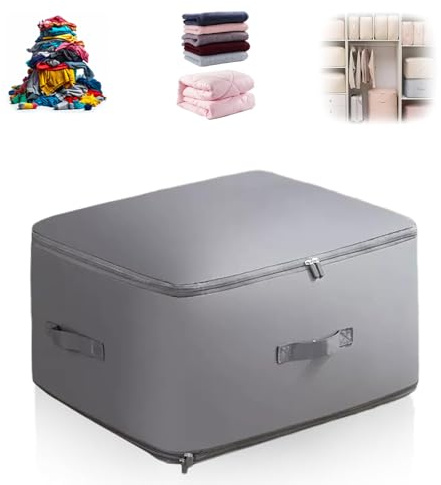 2024 Neu Ultra Platz Sparender Selbstkomprimierender Organizer,Groß Aufbewahrungstasche Packing Cubes Organizertaschen für bettdecken Kleidung Bewegliche Organizer (XL 52x42x60CM)
