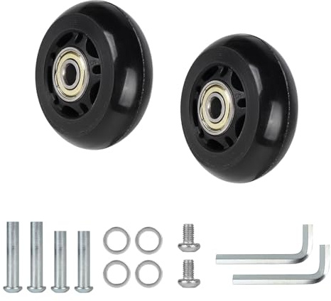 CPROSP 2tlg Ersatzrollen Samsonite 60 x 24 mm, für Koffer, für Gepäck | Für Trolleys; Ersatzrollen; Kofferrollen Ersatzrollen Gummi; Luggage/Suitcase Replacement Wheels