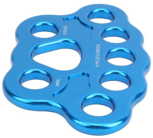 Piastra di Ancoraggio 45KN Multi Foro, Connettore Divisore per Carichi, Alta Resistenza per Arrampicata e attività Outdoor