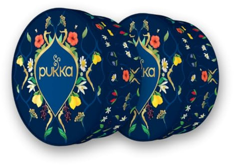 Pukka | Lot de 2 Coffret Prestige | Sélection Assortiment Thé & Infusions Biologiques et Ayurvédiques, Issus du Commerce Équitable | 2x90 Sachets