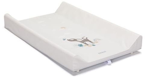 Fillikid Wickelplatte inkl. Wickelauflage Exklusiv | Zum Aufsetzen auf Baby- & Kinderbetten 60x120/70x140cm, Wickeltischaufsatz 80x50cm