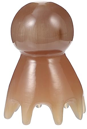 SHERCHPRY 1 Pz Pettine Massaggiante Naturale Corno per Massaggio Del Capelluto Design Unico Polpo e Portatile per Casa e Viaggio