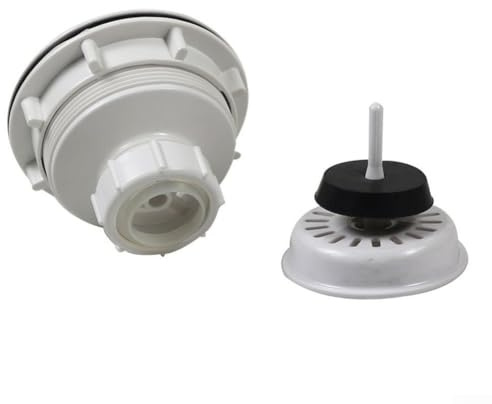 Sifone di scarico per lavello da cucina, in plastica bianca, accessorio per lavabo, ricambio idraulico