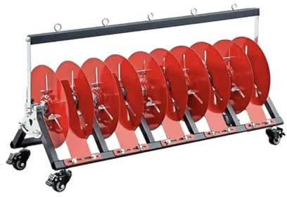 Organizzatore per avvolgicavo Resistente, portacavi Multiuso, Supporto e avvolgicavo Resistente, Ideale per Uso Elettrico e Industriale, Design salvaspazio
