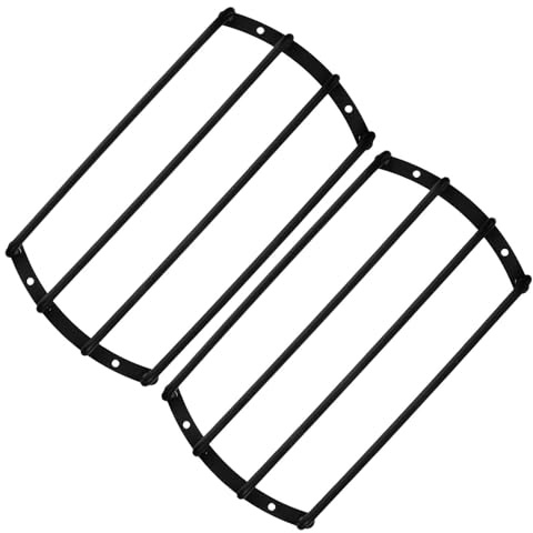 FOYTOKI 2 Piezas Protector de Altavoz para Coche de Rejilla Metálica Negra Resistente la Oxidación para Subwoofer y Barra de Protección