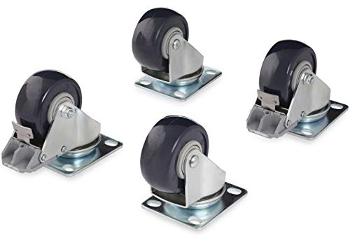 StarTech.com rullar för öppen ram rack – 4POSTRACK