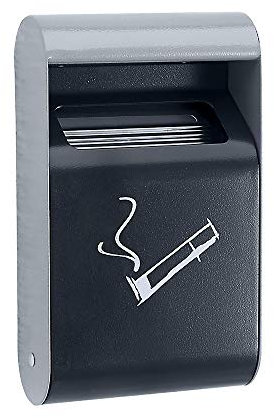 Probbax Wandascher, Plastik, schwarz, 6 x 25 x 15 cm