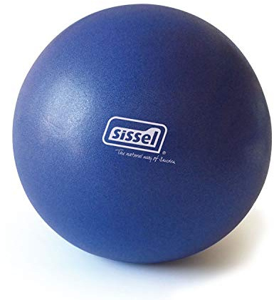 SISSEL Pilates Soft Ball 22 cm Gymnastikball Fitness Ball lila