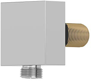 Architeckt Bathroom Square Wall Elbow Concealed Valve Shower Chrome