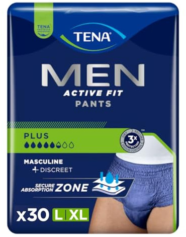 Inkontinenzhosen TENA Men Pants Normal L/XL Männer Harninkontinenz 30 Stück