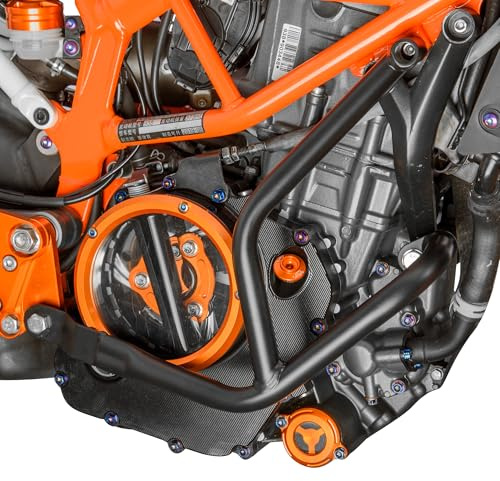 RNS-EKRO-BLK：Motorrad Motorschutzbügel für Duke250 Duke390 2017 2018 2019 2020 2021 2022 2023 Duke 200 2020-2023 Highway Bumper Sturzbügel Rahmenschutz Seitenschutz für Karosserierahmen (Schwarz)