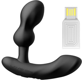 LOVENSE Edge 2 Masajeador de Próstata Juguete Sexual para Hombres + LOVENSE Dongle Adaptador USB para PC Laptop Desktop Computer