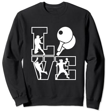 Équipe de tennis de table, ventilateur de ping-pong, design de ping-pong Sweatshirt