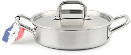 Sautoir triplex inox 28cm