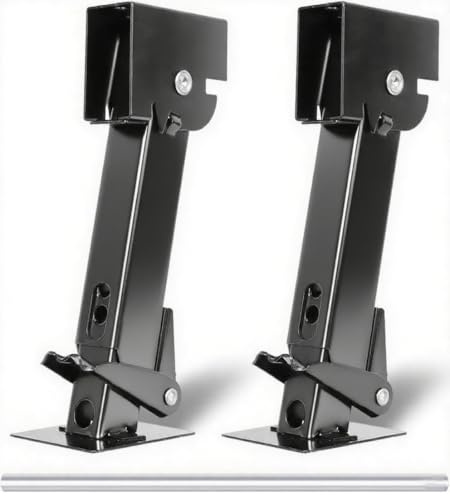 TINMAGI Stabilizzatore per Rimorchio, Martinetto Stabilizzatore per Camper da 2 Pezzi, Supporto da 650 Libbre, Capacità 1000 Libbre, Supporti di Sollevamento Regolabili Telescopici per Camper
