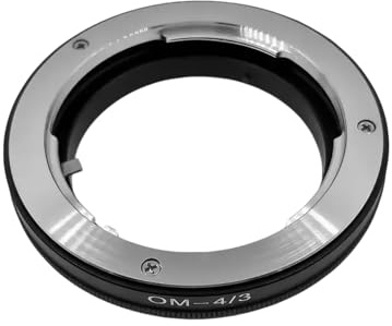 Convertitore per obiettivo OM a 4/3 anelli adattatore fotocamera controllo manuale e capacità di messa a fuoco manuale aperture convertitore obiettivo prioritario