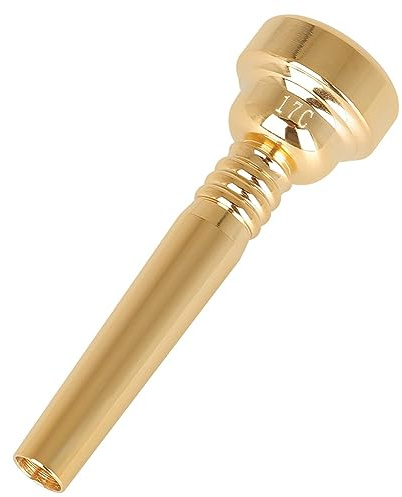 ISTOVO 1 Bouche de Trompette en Laiton Plaqué Or 17C pour les Débutants qui Jouent de la Trompette 17C
