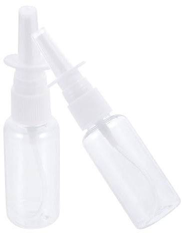 ANDRESLAD 2 Stück Nasensprayflaschen für Babys Nasenreinigungsflaschen aus Sicherem Kunststoff 20 Ml Tragbar zum Nasenspülen und Reinigung bei Verstopfter Nase