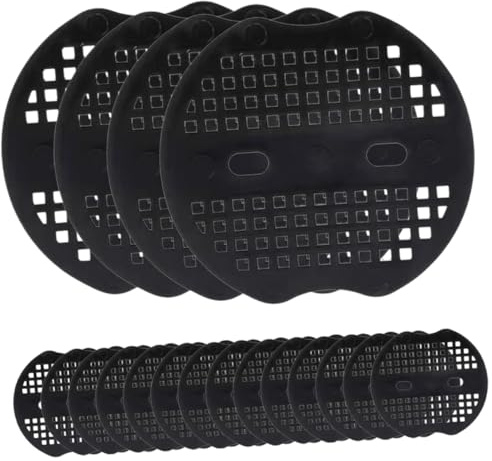 SHINEOFI Grapas para Jardinería y Juntas de Estaca de Tierra para Control de Malezas en Jardín, 40 Piezas, 6.8x6.5 Cm, Acero Galvanizado Negro, Fijación para Tela Paisajística y Césped Artificial