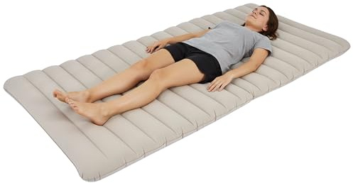 AVENLI Luftmatratze Luftbett Camping für 1 Person 183x97x12cm aufblasbare Matratze Gästebett weiche Liegefläche mit beflockter Oberfläche Reise-Bett für Camping & Zuhause