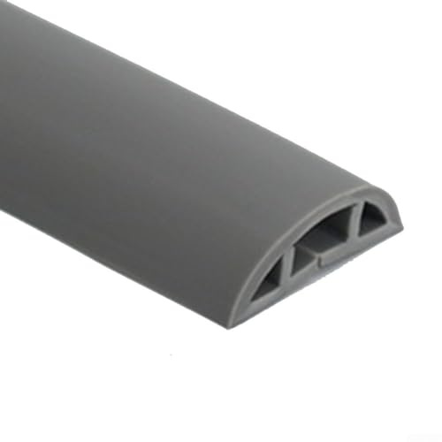 Canalina per cavi anti passo a terra con mastice a doppia faccia e morbido antiscivolo per transizioni sicure e pulite del pavimento e protezione dei bordi