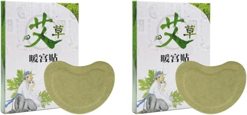 Selbstheizende WäRmepflaster Mit Beifuß | KräUter-WäRmepflaster FüR Bauchkomfort Und WäRme | Tragbar Und Wegwerfbar,（2pcs）