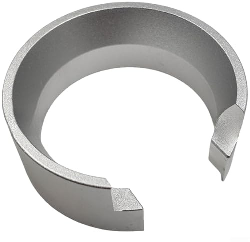 Dosatore magnetico in alluminio per caffè, compatibile con Eureka e Gemilai 9010B/C, imbuto antistatico per macinini espresso, argento (argento)