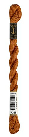 Anchor Perlgarn 5, 4585000-00365, Farbe:cognac, Stickgarne