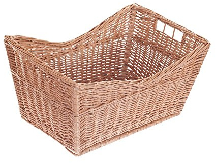 e-wicker24 Alles aus Weide Kaminkorb, Holzkorb, Kaminholzkorb aus Weide