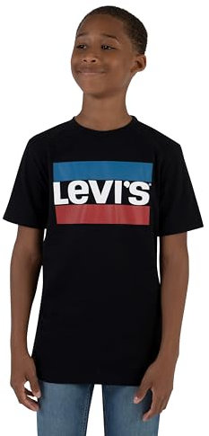 Levi's pojkar sportkläder logo t-shirt pojke, Svart, 10 år