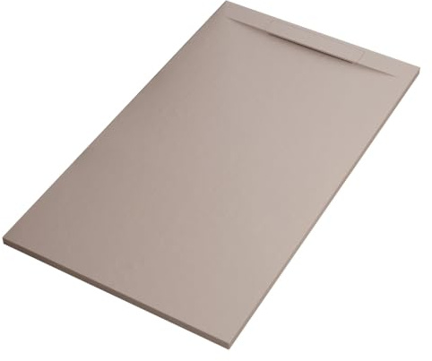 OLIMPO DOCCE - Piatto doccia in marmoresina Sabbia effetto pietra cemento VINCENT - 70x150