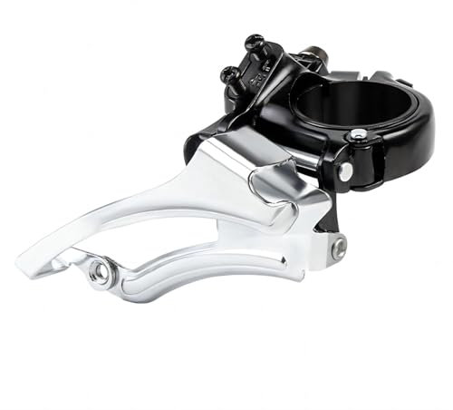 Mimoke Umwerfer vorn 3x7/8/9/21/24/27 Fach MTB Fahrrad Getriebe ür Rohrdurchmesser 31,8/34,9 mm (7/8/9 Fach)