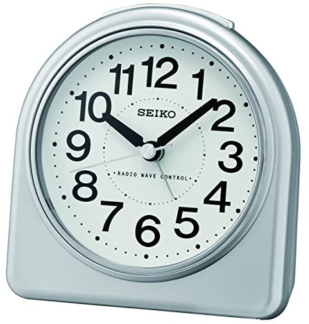 Seiko Wecker Kunststoff Silber QHR204S