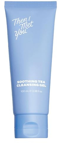 Then I Met You Soothing Tea Cleansing Gel, Vegan-Cruelty-Free Korean Skincare Cleanser with Fermented Rice, Centella, Hydrating Licorice, Glycerin, Exfoliator for Clear Skin Makeup Removal, 3.38 oz